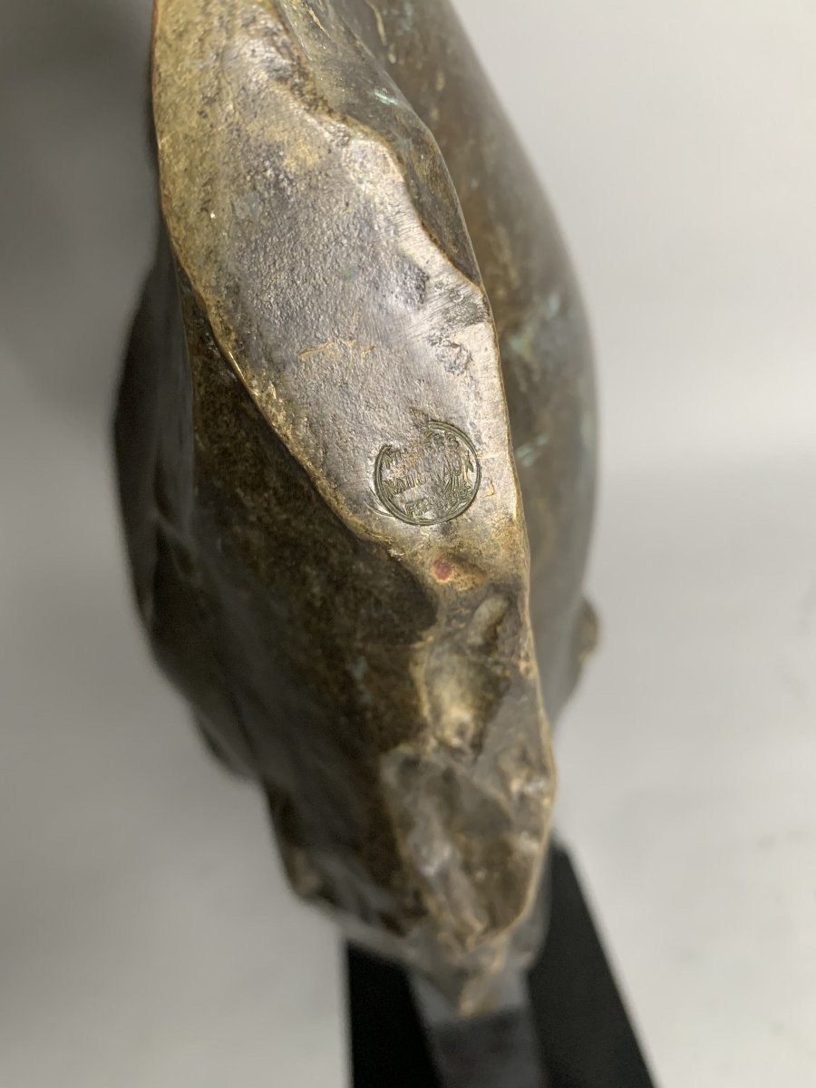 Tête du dieu Osiris en bronze – Musée du Louvre - Éditions des Musées nationaux-photo-3