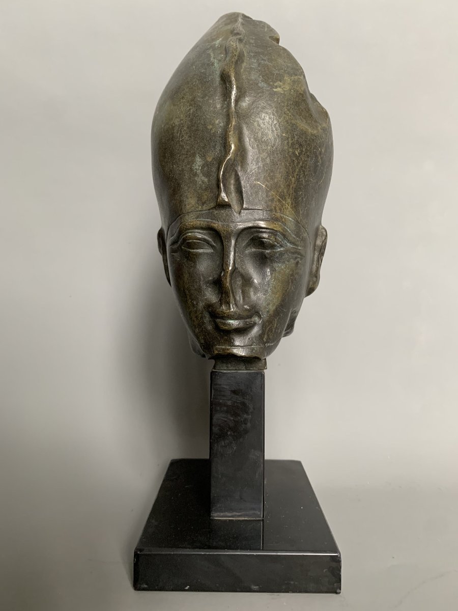 Tête du dieu Osiris en bronze – Musée du Louvre - Éditions des Musées nationaux