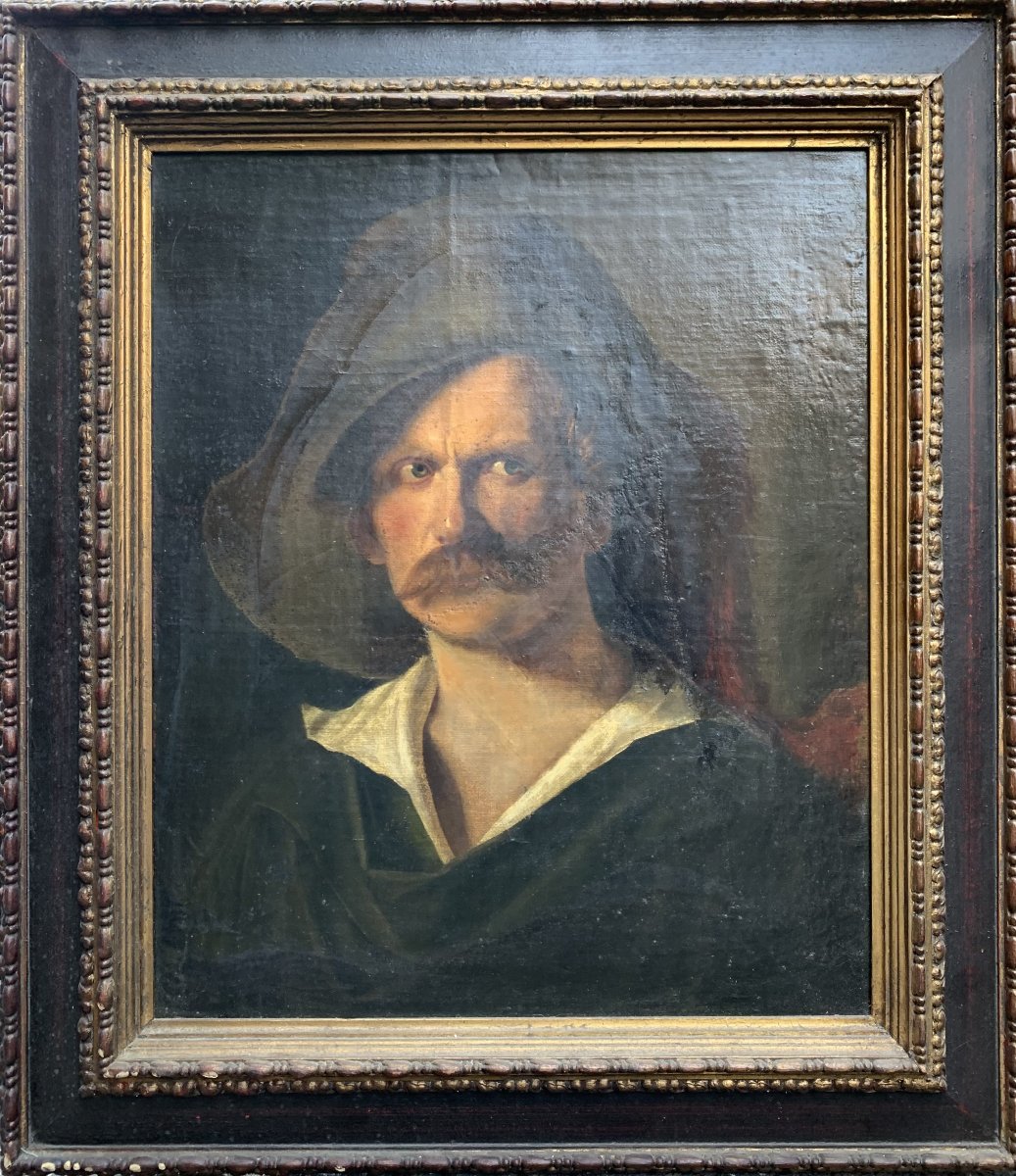 Portrait Of A Man In A Hat – Dutch School, 19th Century