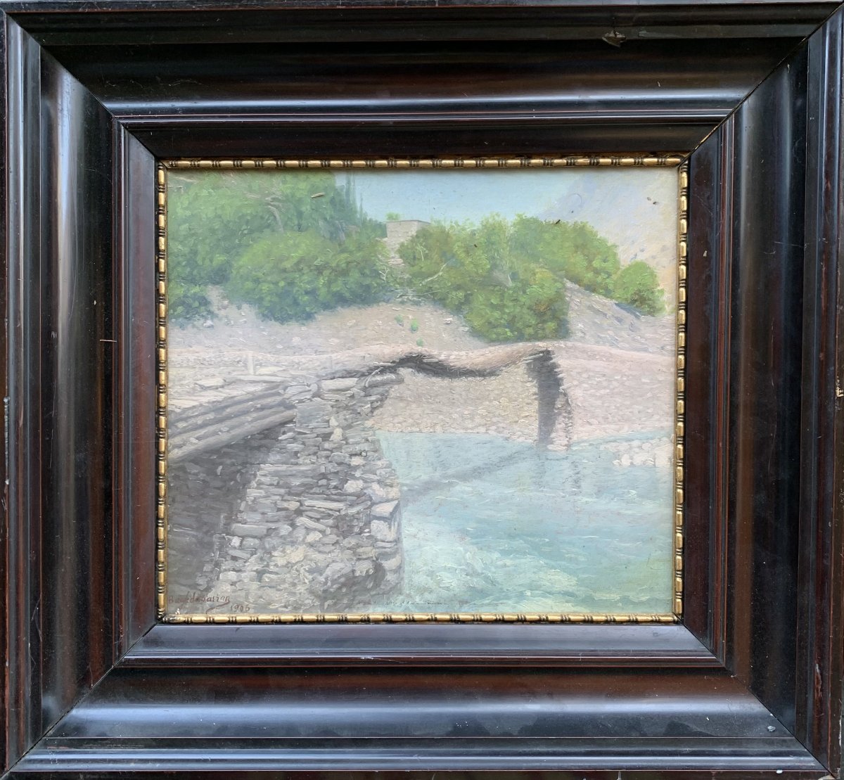 Ohan Baghdassarian (1869–1948) – The Stone Bridge, 1906-photo-2