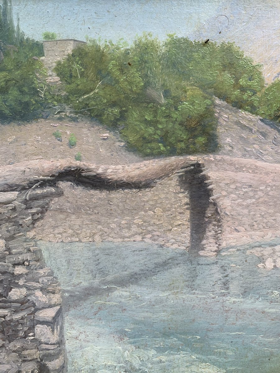 Ohan Baghdassarian (1869–1948) – The Stone Bridge, 1906-photo-4