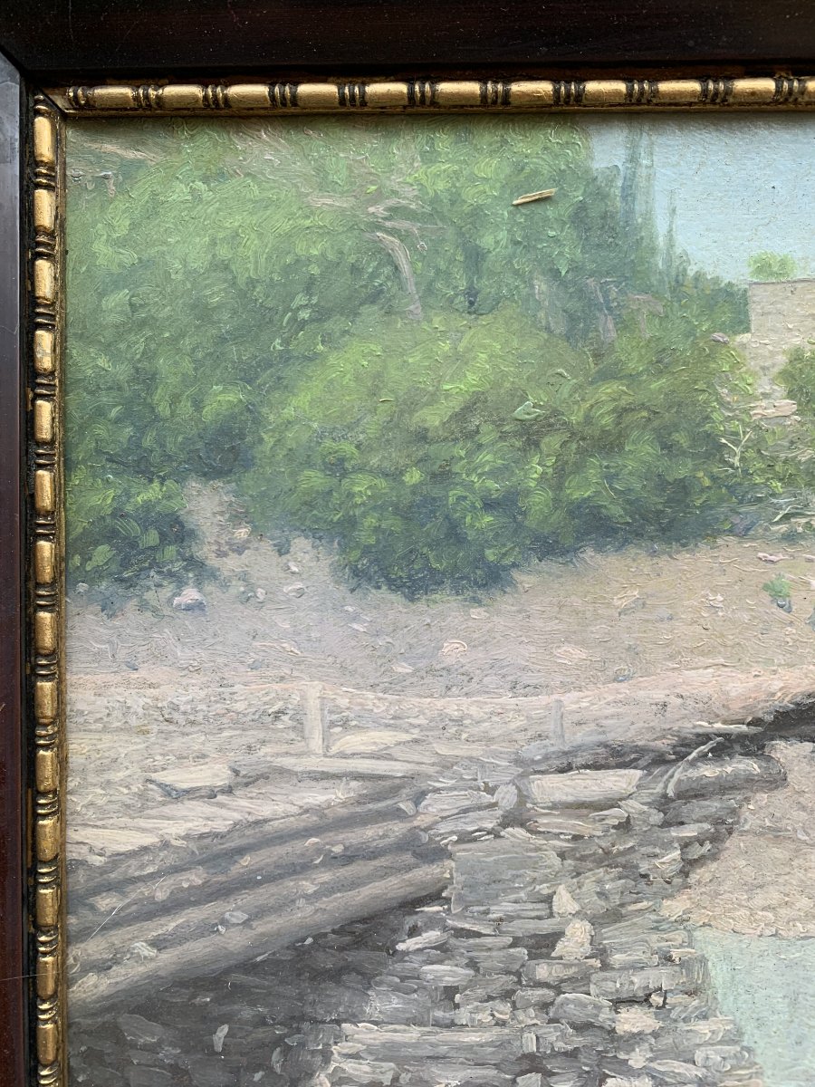 Ohan Baghdassarian (1869–1948) – The Stone Bridge, 1906-photo-1