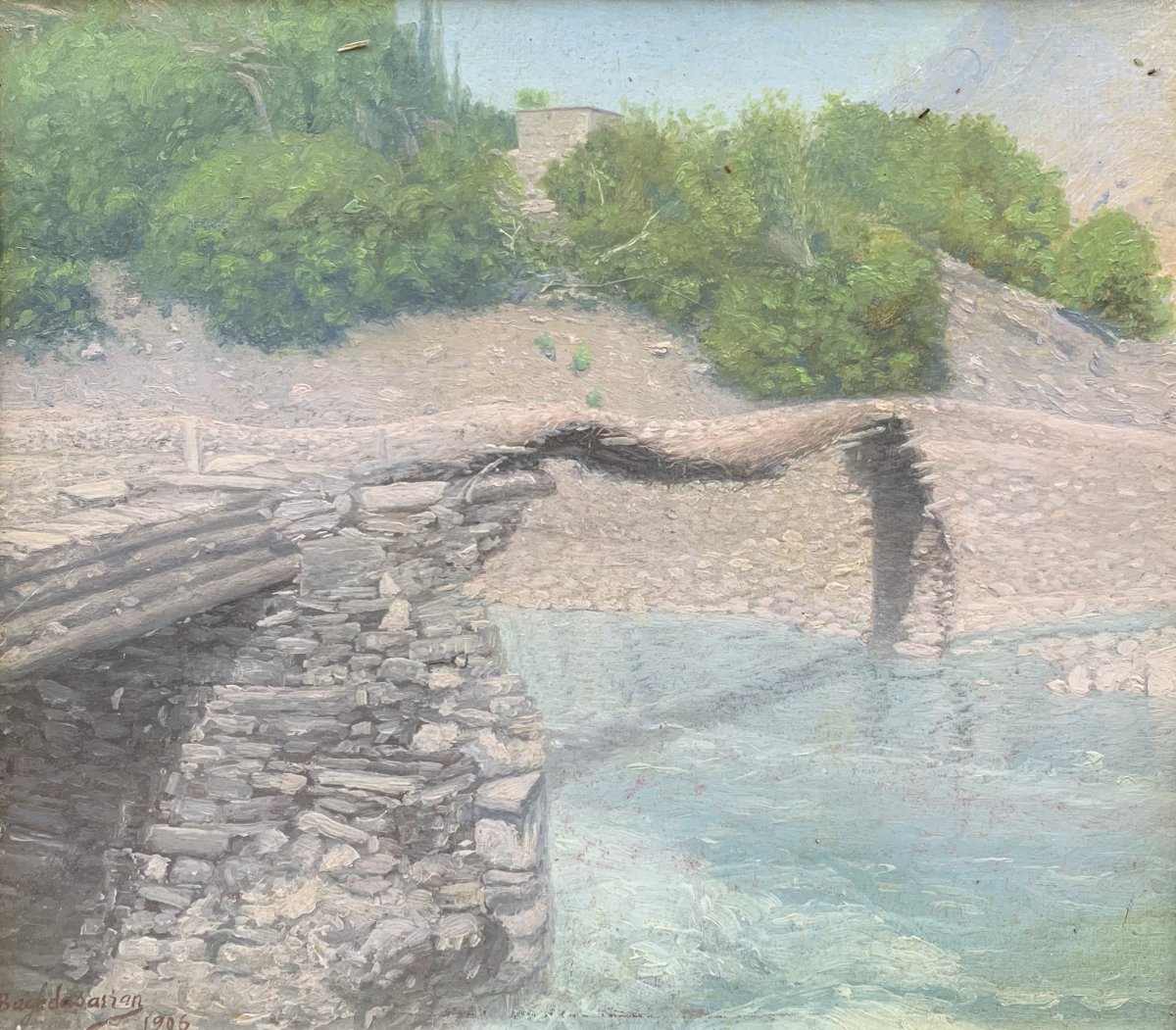 Ohan Baghdassarian (1869–1948) – The Stone Bridge, 1906