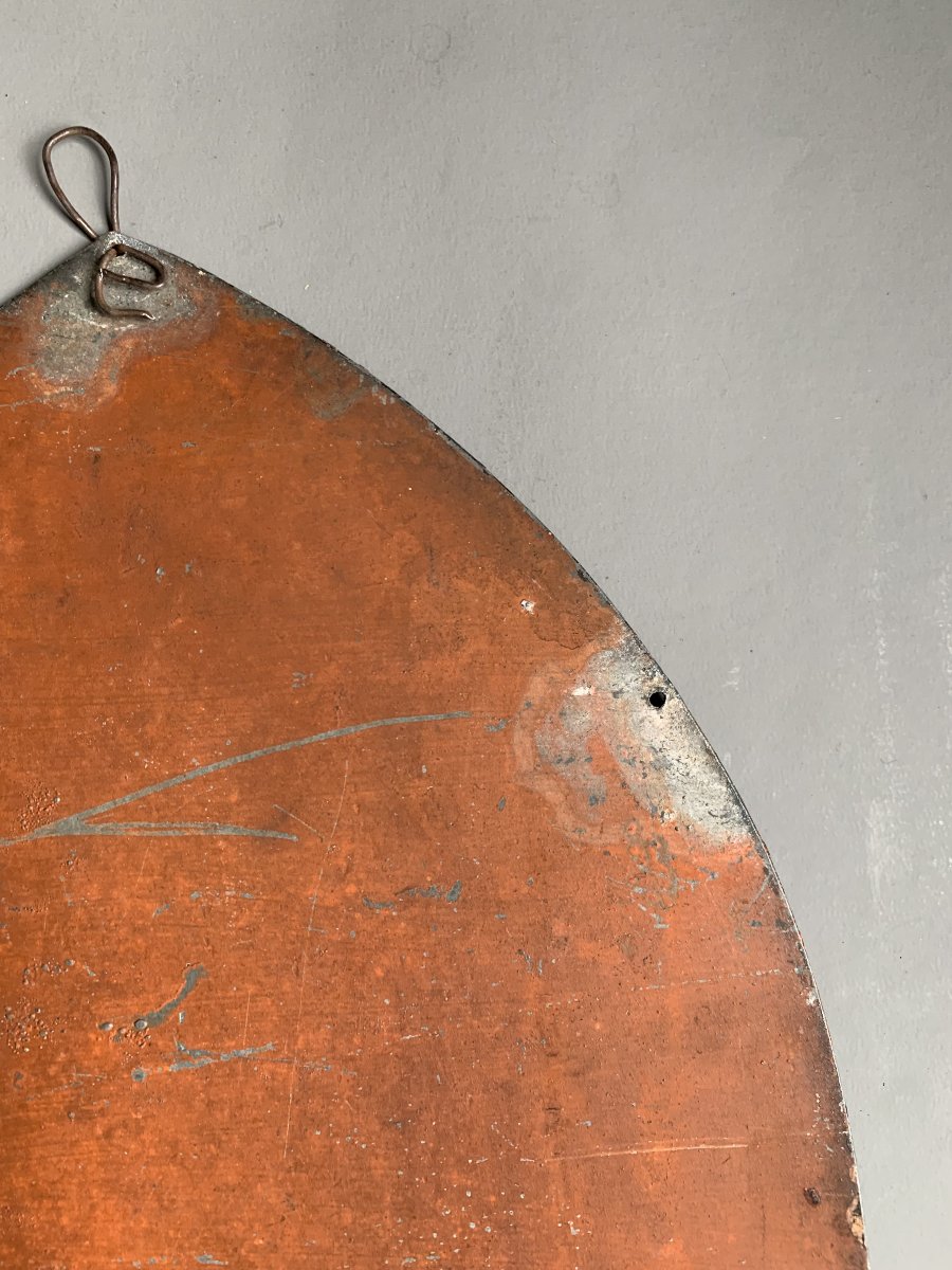 Peinture sur tôle – Adam et Ève, fin du XIXème siècle-photo-2