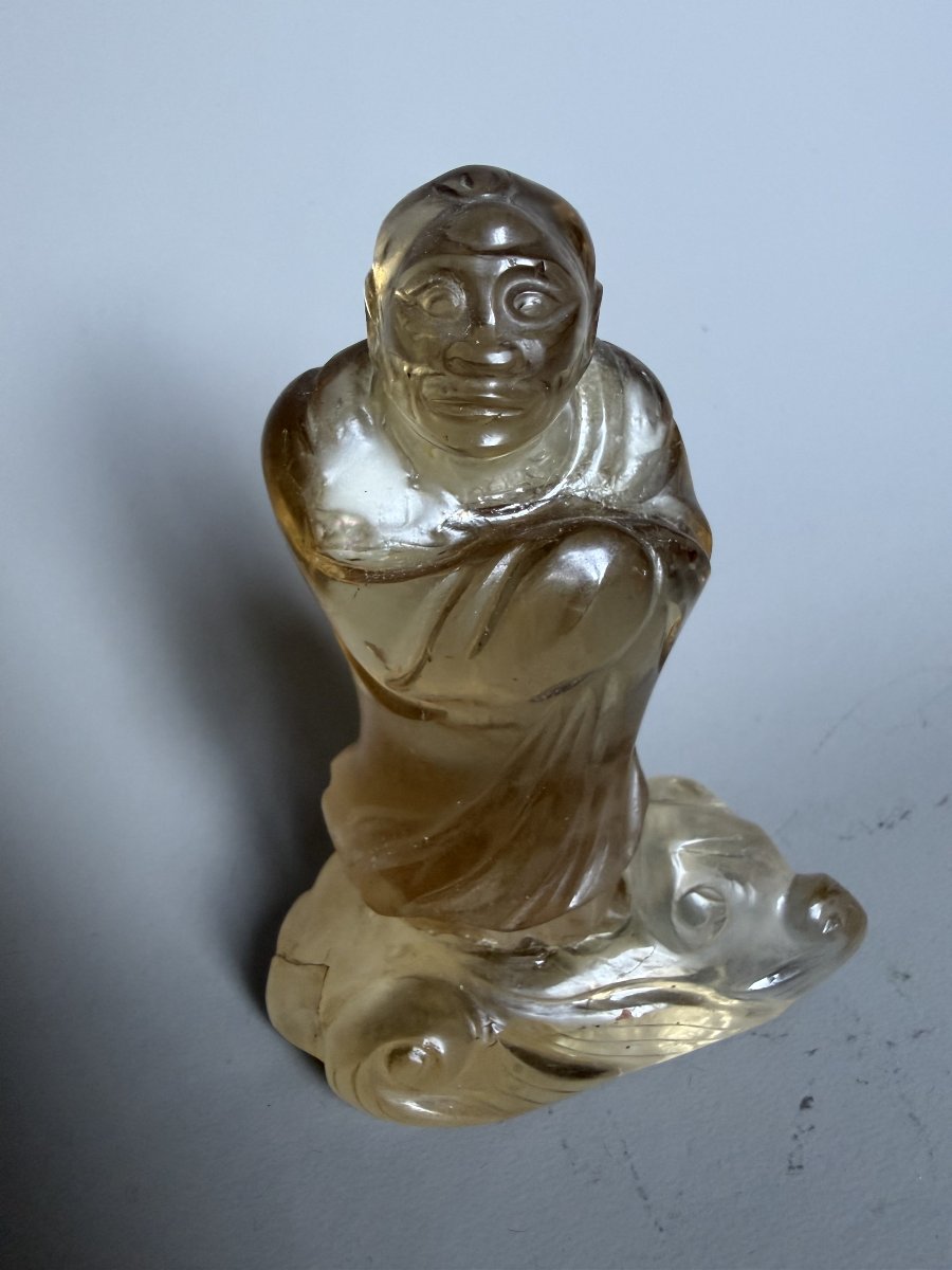 Chinese Figurine Made Of Rock Crystal – China, 19th Century-photo-2