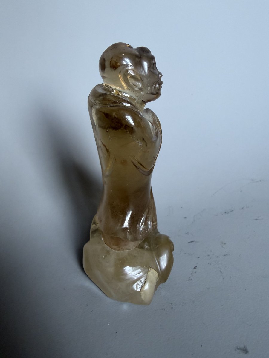 Chinese Figurine Made Of Rock Crystal – China, 19th Century-photo-3