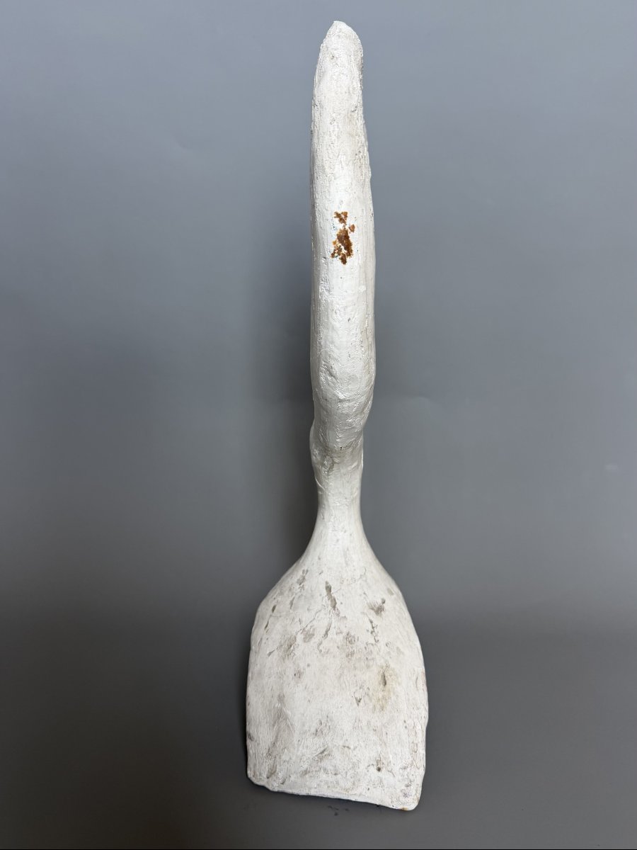 Sculpture décorative en plâtre – Années 1950, dans le goût de Joan Miró-photo-4