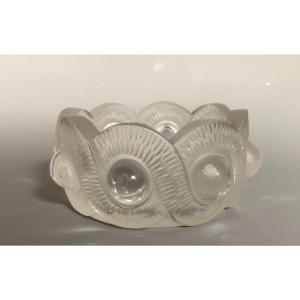 Empty Glass Pocket - Signed R. Lalique France