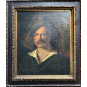 Portrait Of A Man In A Hat – Dutch School, 19th Century