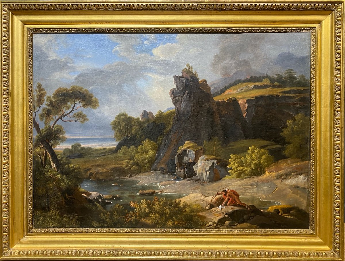 Entourage Of Achille Etna Michalon (1796-1822) - Oil On Canvas-photo-2