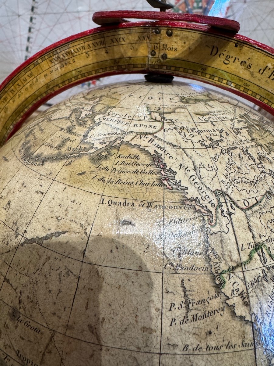 Terrestrial Globe Delamarche 1821-photo-1