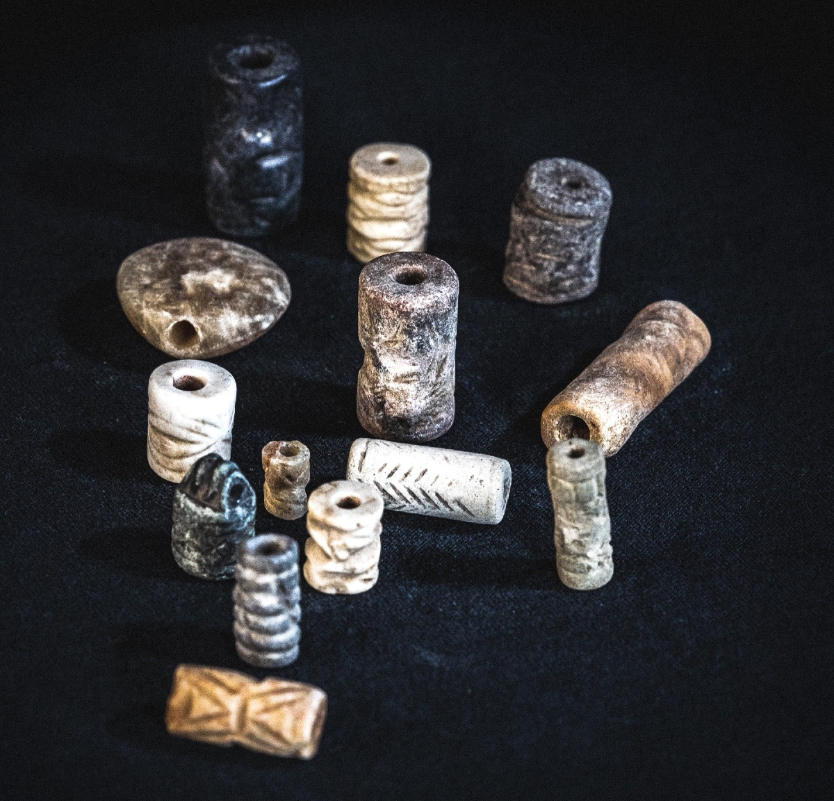 Lot Of Antique Cylinder Seals - Near East - 1st Millennium Bc-photo-3