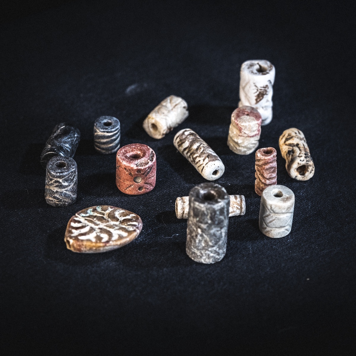 Lot Of Antique Cylinder Seals - Near East - 1st Millennium Bc-photo-3