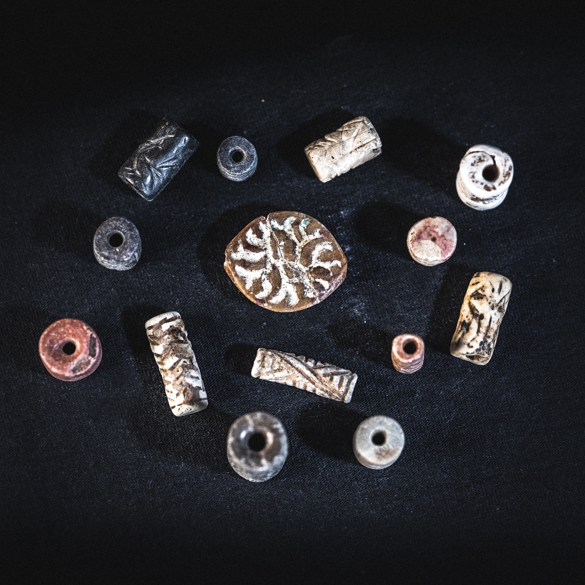 Lot Of Antique Cylinder Seals - Near East - 1st Millennium Bc-photo-4