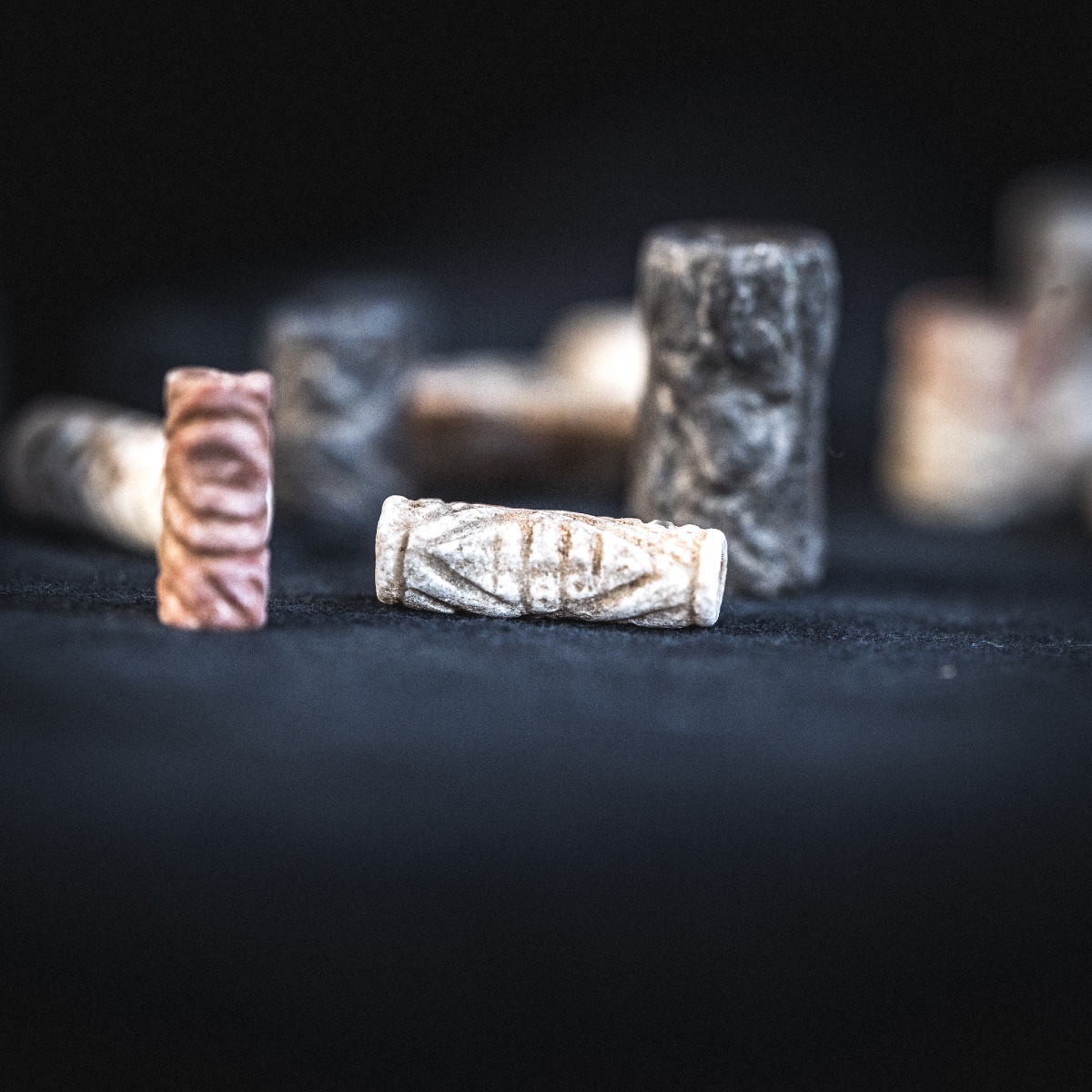 Lot Of Antique Cylinder Seals - Near East - 1st Millennium Bc-photo-4