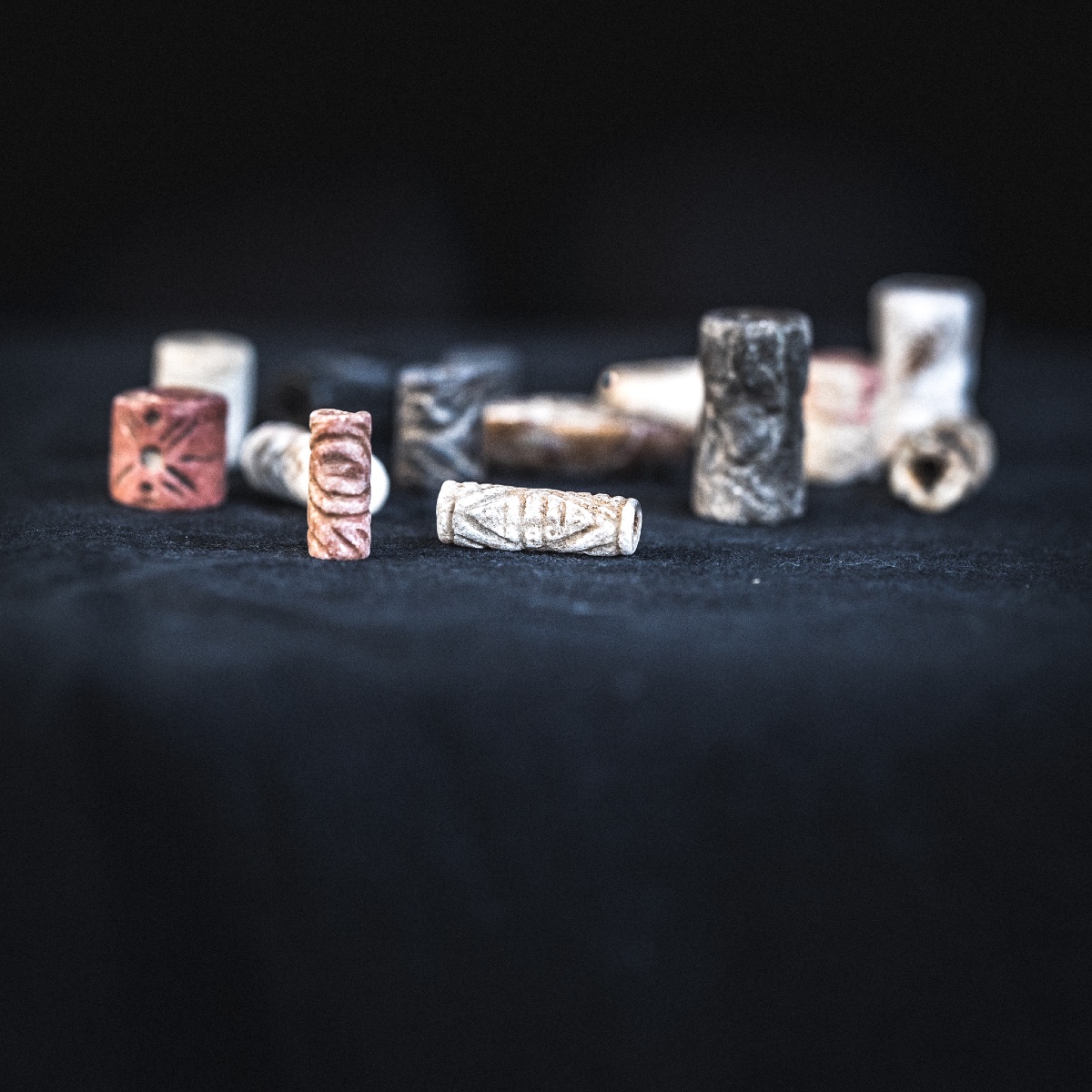 Lot Of Antique Cylinder Seals - Near East - 1st Millennium Bc-photo-5