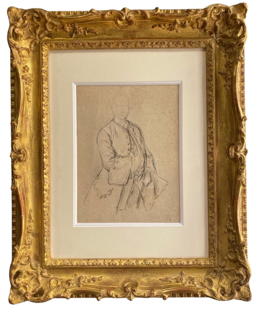 French School, 18th Century, Portrait Of A Man