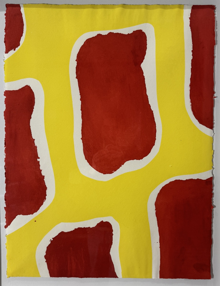 Claude Viallat - Aquatint, Signed And Numbered 17/75-photo-2