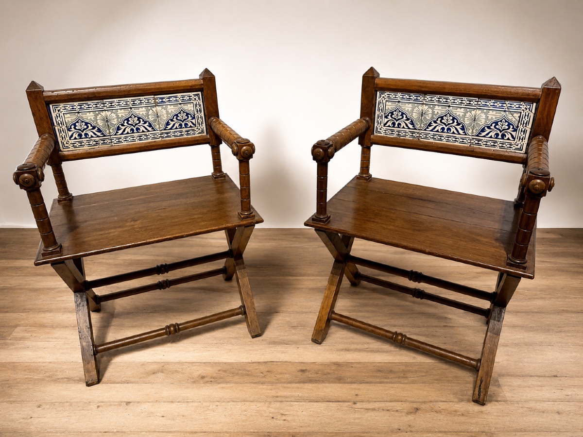 Pair Of Catalan Armchairs