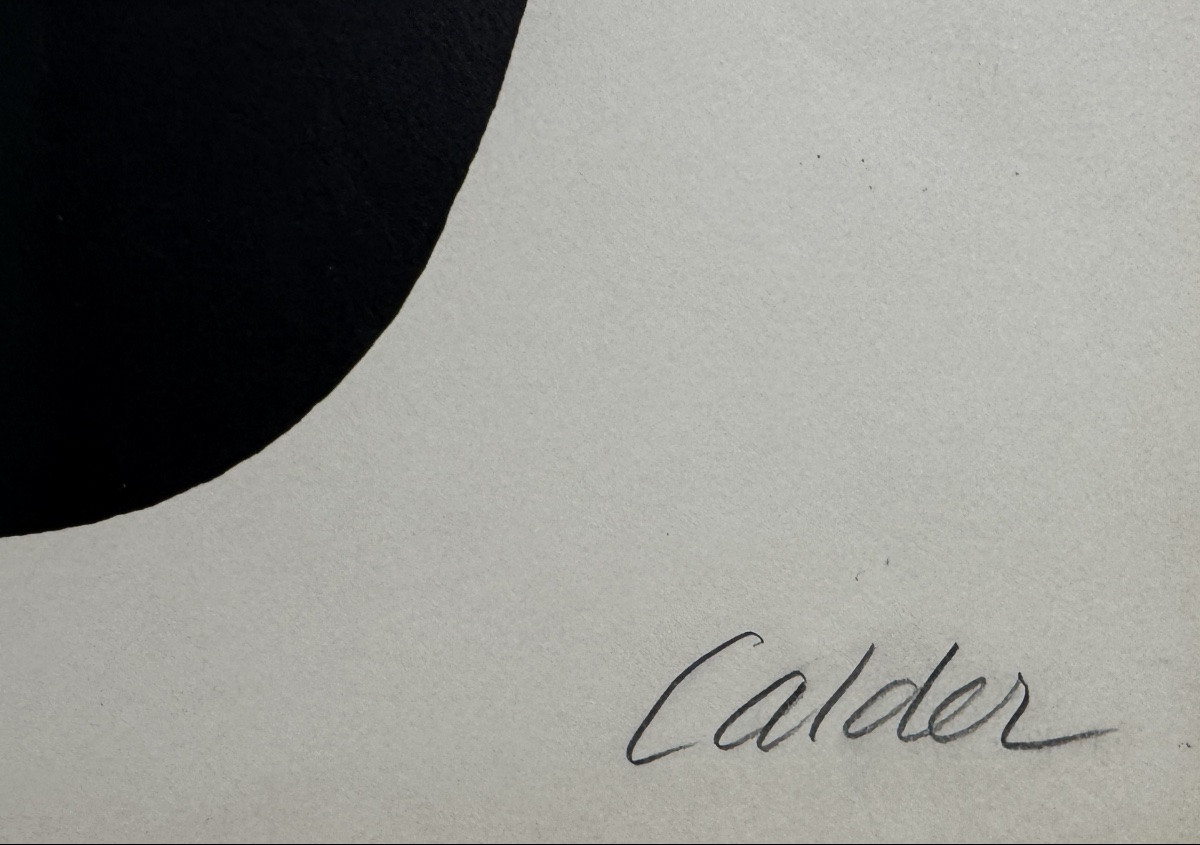 Alexander CALDER Lithographie 1960-photo-3