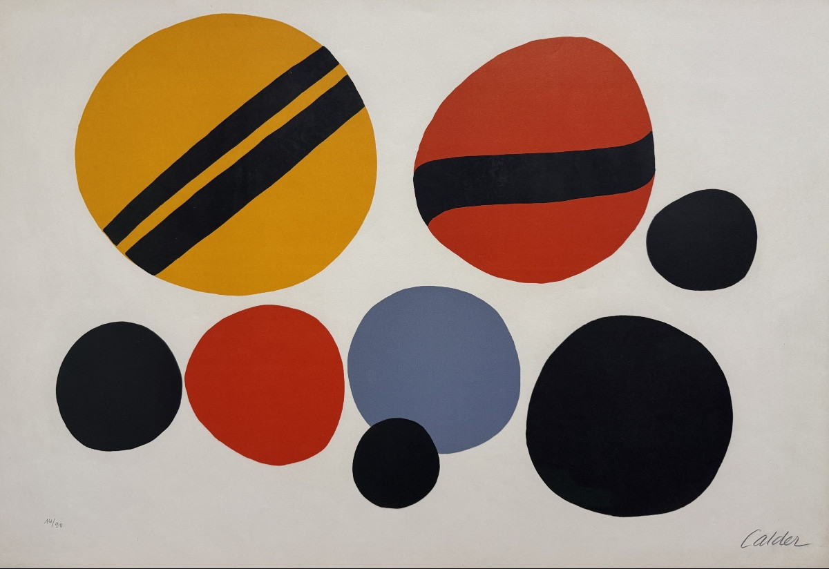 Alexander CALDER Lithographie 1960
