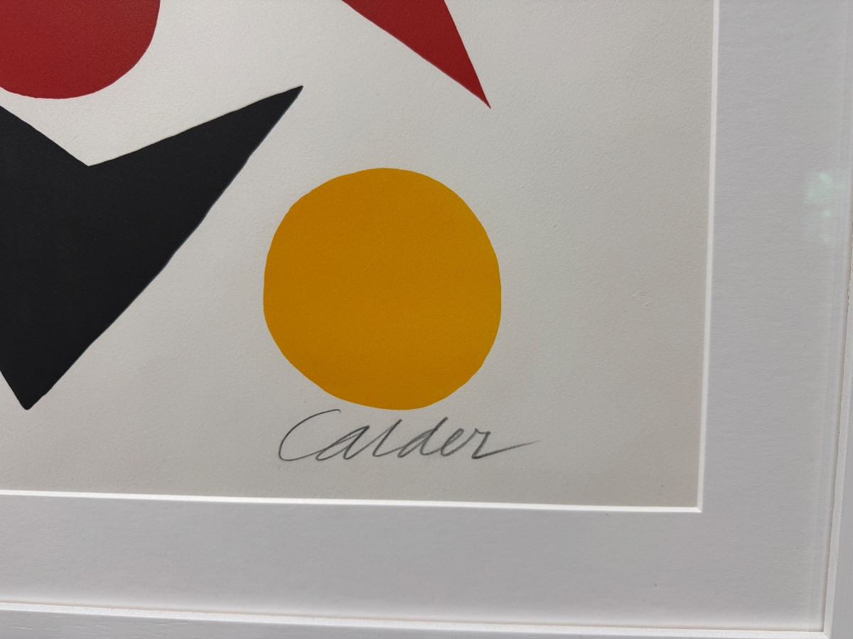 Alexander CALDER - Lithographie - 1965-photo-3