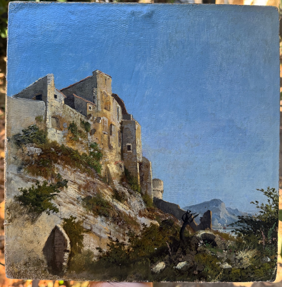 Ecole XIXème - Paysage - Huile sur toile-photo-2