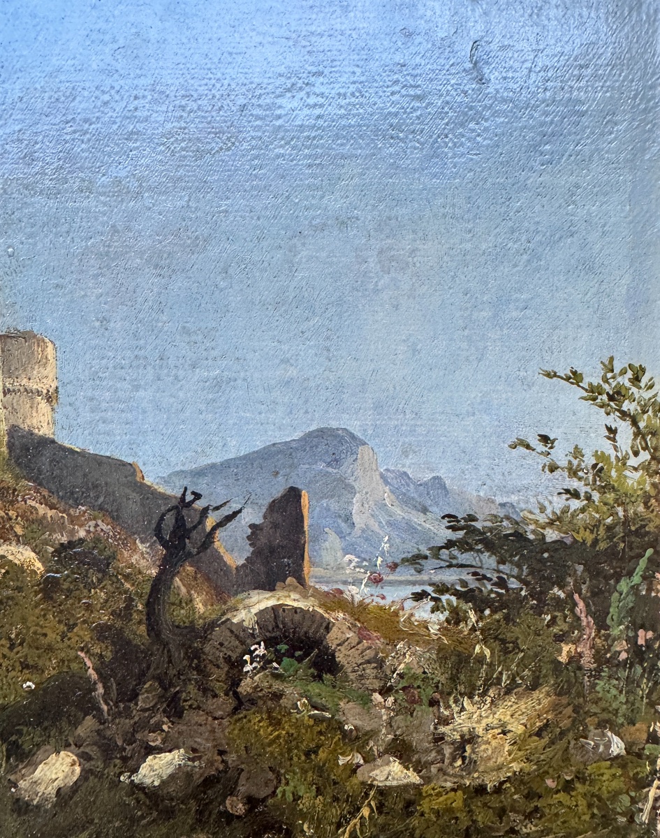 Ecole XIXème - Paysage - Huile sur toile-photo-4