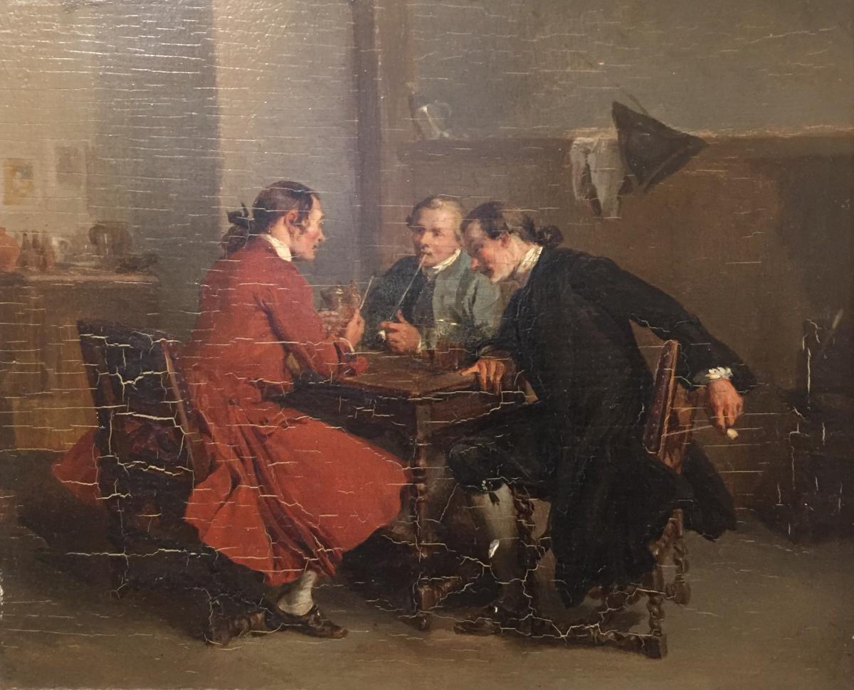 Ernest Meissonier (entourage Of) Smokers