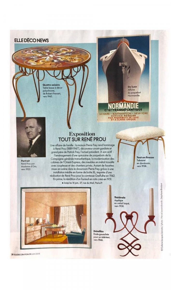 Paire d'Appliques De René Prou 1938-photo-4