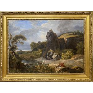  Achille Etna Michalon (1796-1822) - Oil On Canvas