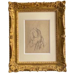 French School, 18th Century, Portrait Of A Man