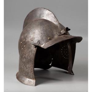 Medieval Helmet, Also Known As Burgundian Helmet, Circa 1600