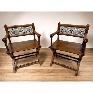 Pair Of Catalan Armchairs
