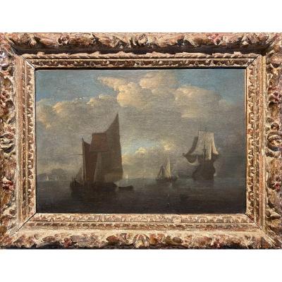 Ecole Hollandaise XVIIème - Marine 