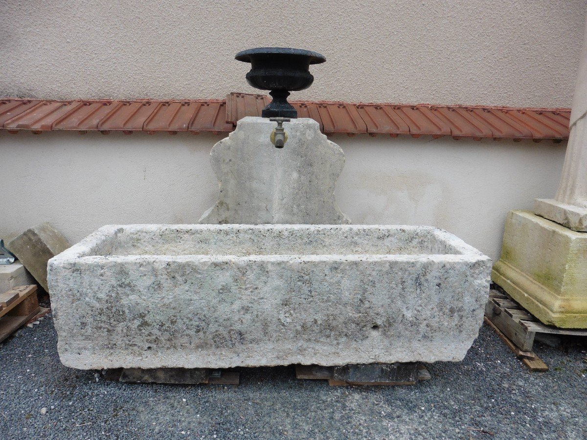 Fontaine En Pierre Naturelle  Longueur 1,50m