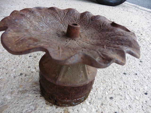 Fontaine Ancienne, Bain Pour Les Oiseaux En Fonte XIX ème-photo-4