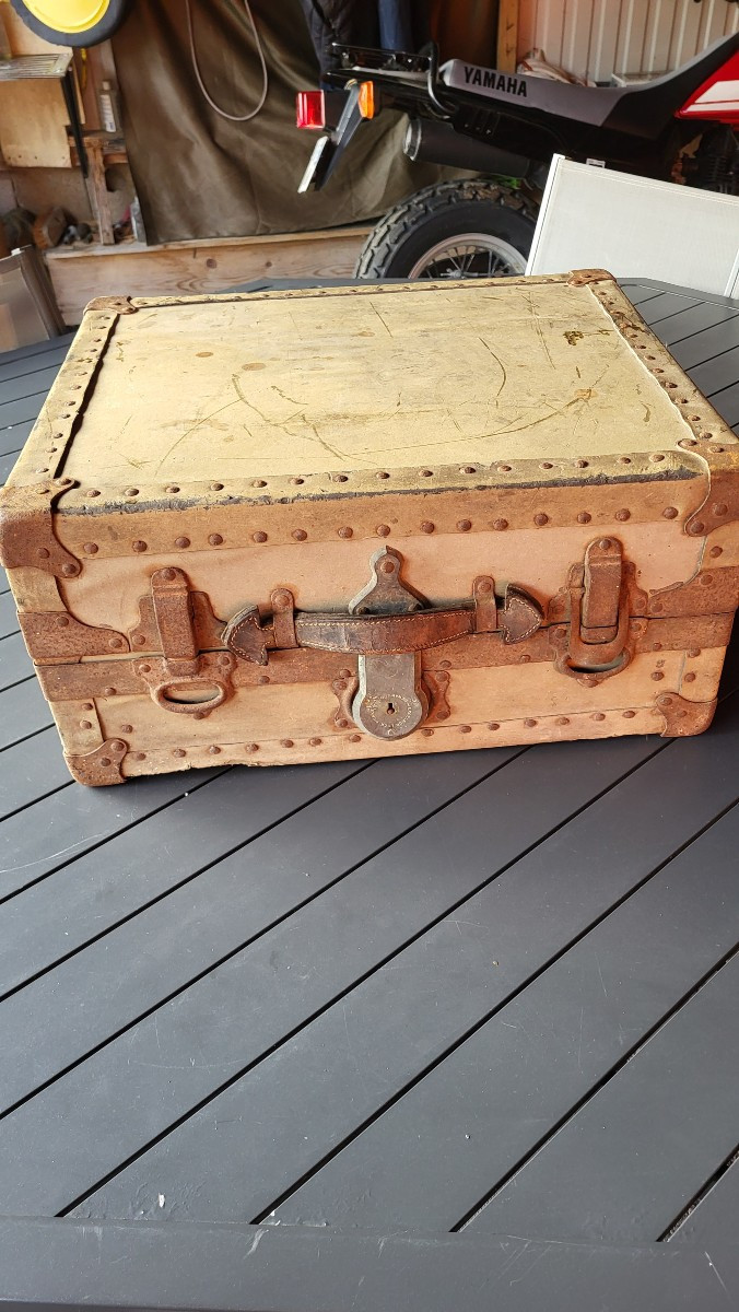 Military Suitcase Us  1914-1918 Neverbreak Goldmith & Son-photo-7