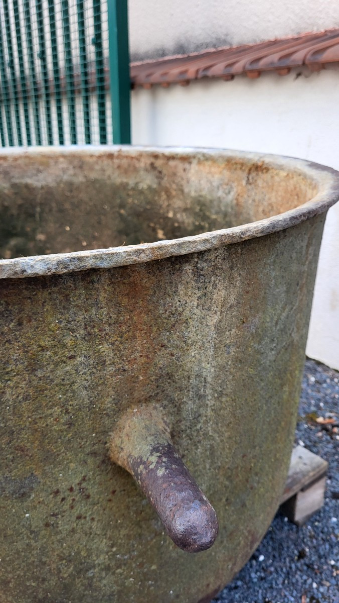 Cuvier en fonte de fer XVII ème -photo-4