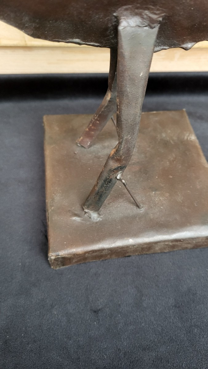 19th Century Sheet Metal Bell Tower Cockerel -photo-3