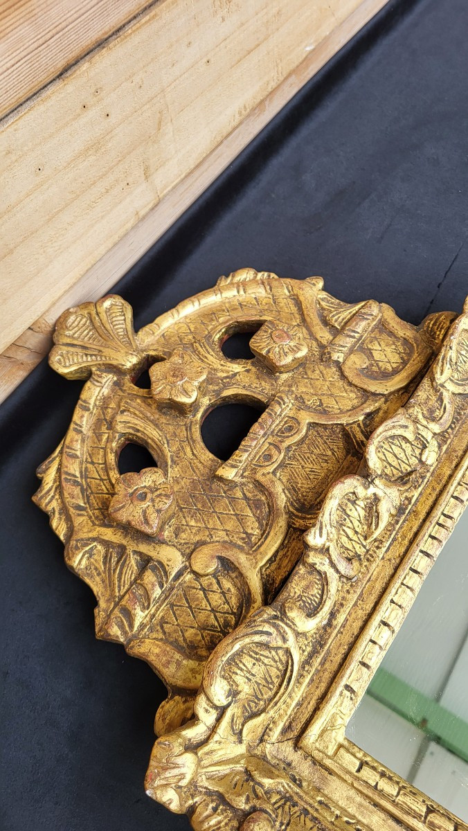 19th Century Pediment Mirror -photo-3