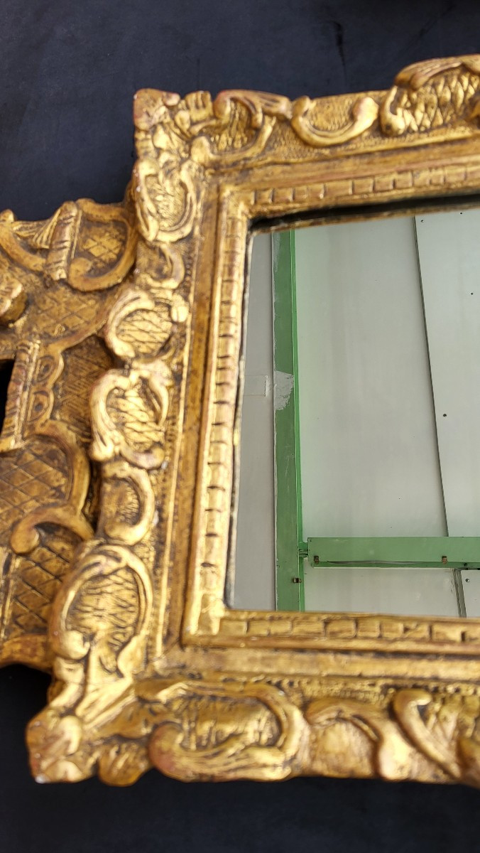 19th Century Pediment Mirror -photo-4