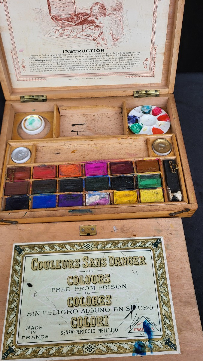 jeu ancien : Le Reflectographe  Bourgeois Ainé -Paris-photo-3