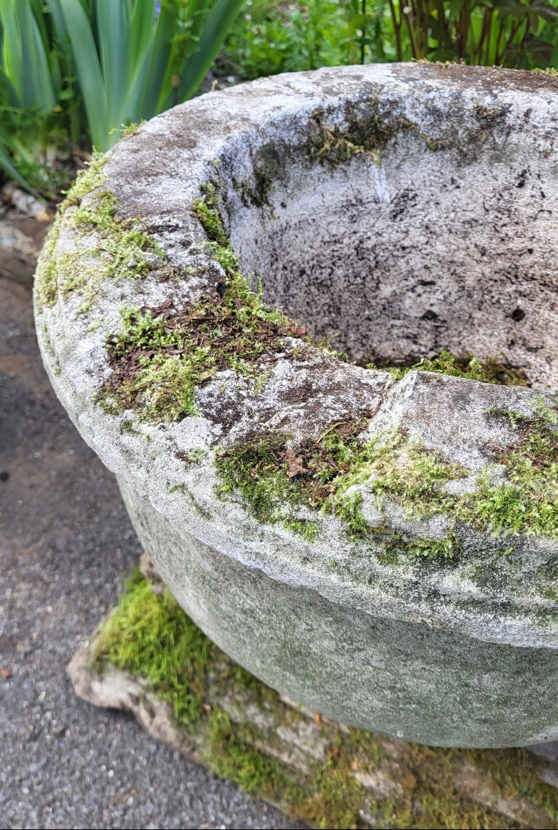 Planter With Shower Base, Natural Stone-photo-4
