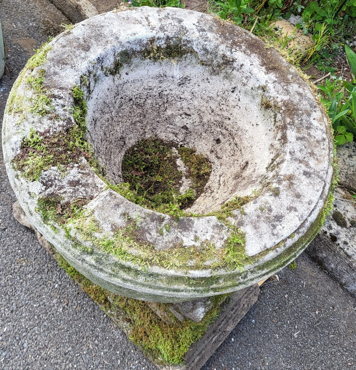 Planter With Shower Base, Natural Stone-photo-1