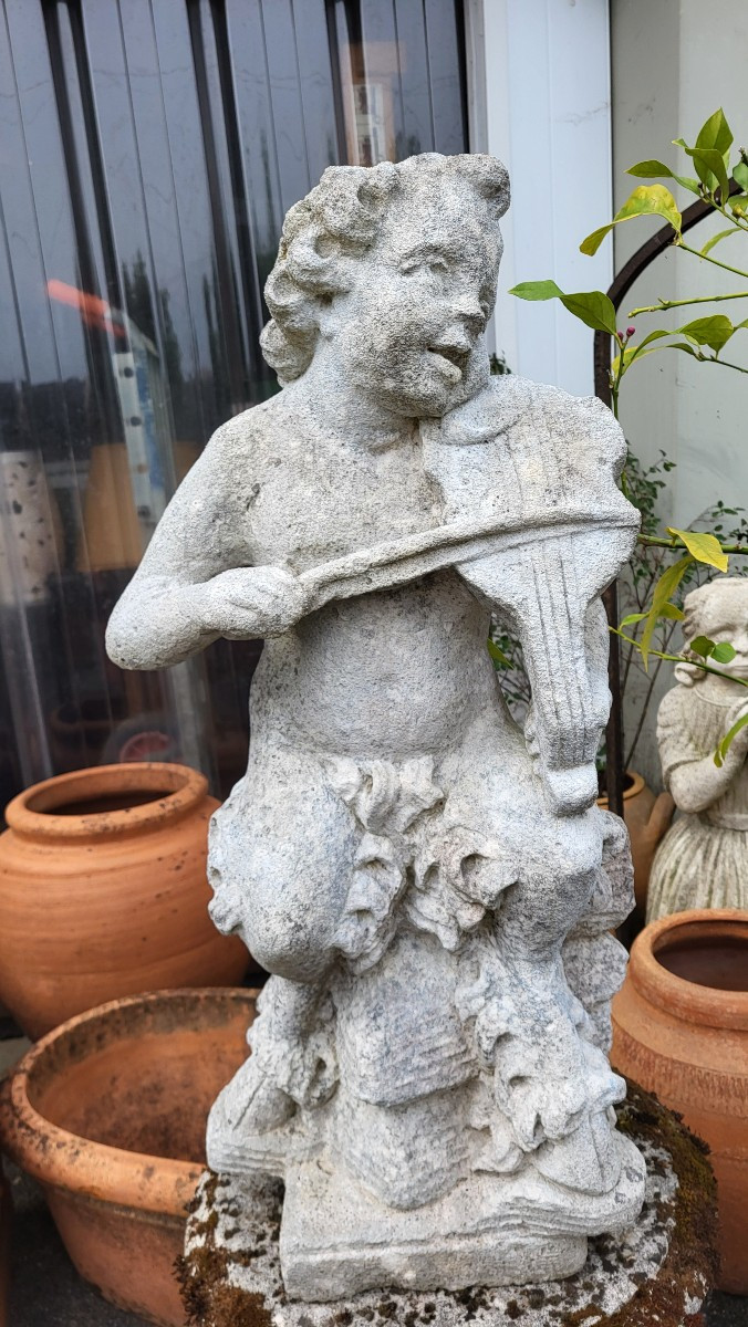 Faune au violon début XXème