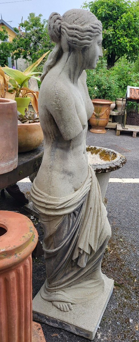 Venus De Milo Statue In Concrete 20th Century-photo-3