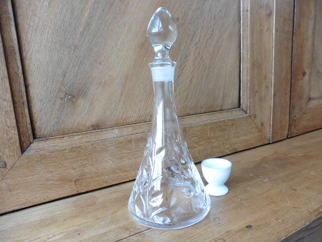 Carafe En Cristal Signé Lancel Paris