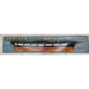 English Half-hull Boat, Early 20th Century