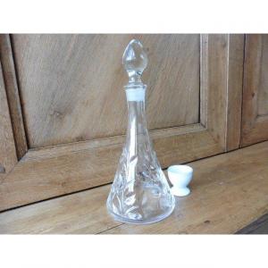 Crystal Decanter Signed Lancel Paris